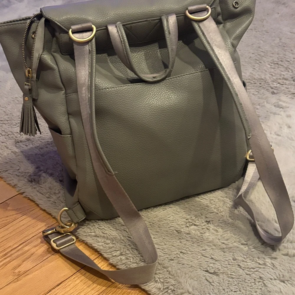 Freshly Picked Gray Baby Bag